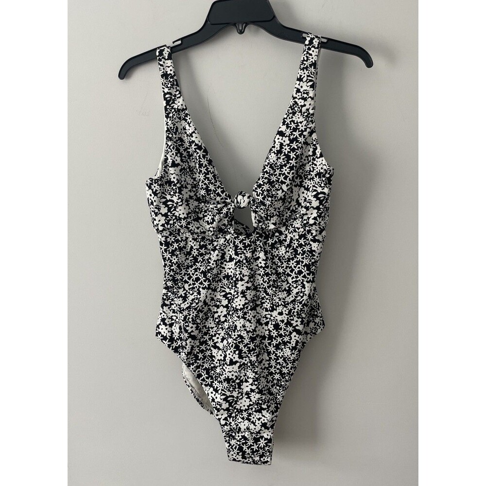 Polo Ralph Lauren Ditsy Floral Swimsuit Black/white NWT Summer Bathing Suit Cute